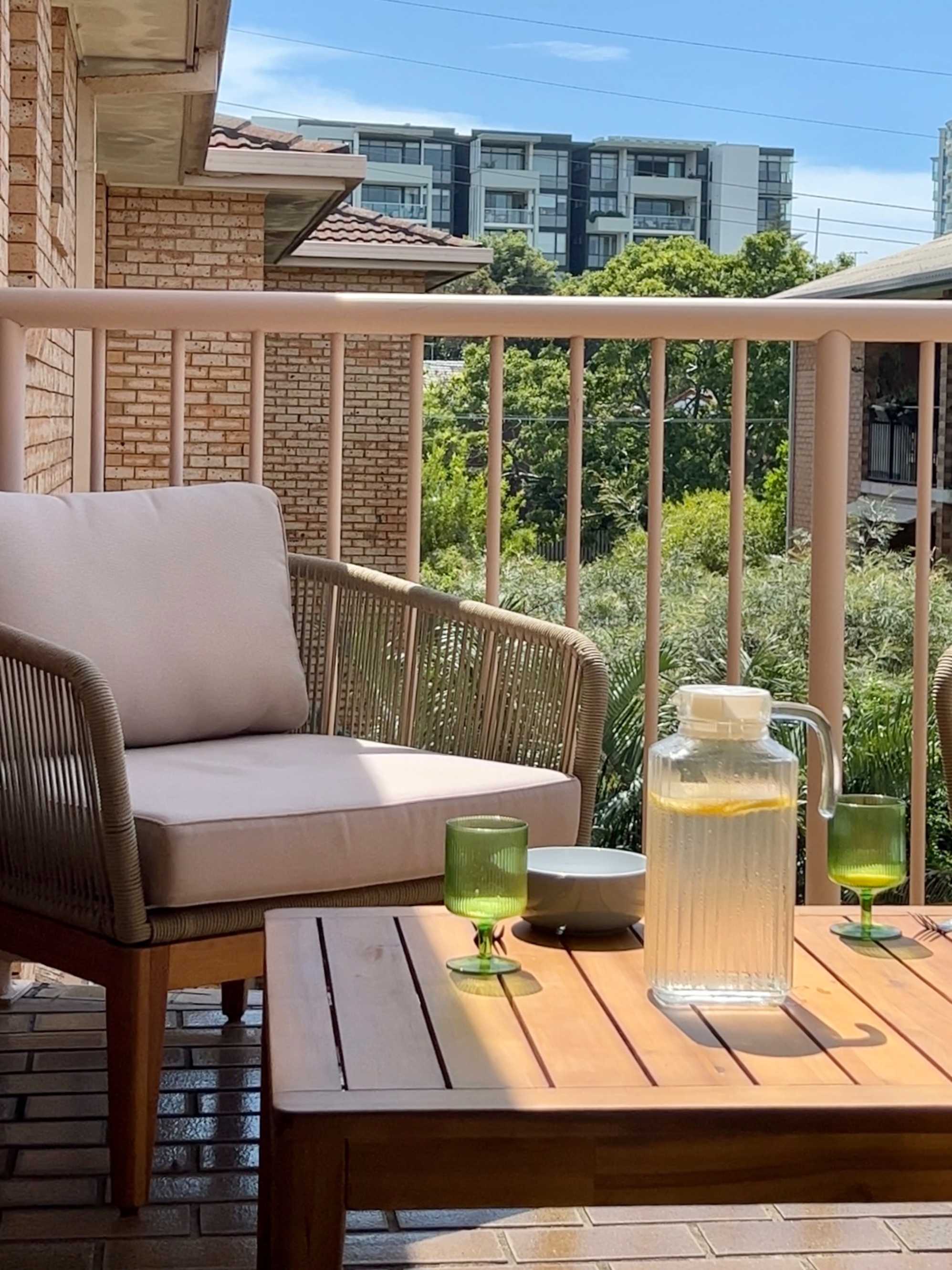 Illustration of Tiny Outdoor Furniture For Apartments